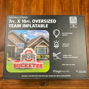 Logo Brands Ohio State Lights Up 7 X 10 ft Team Inflatable READ DESCRIPTION